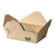 Renewable & Compostable 66oz Food Box #3, FSC Mix Credit SA-COC-013255 - Case of 200