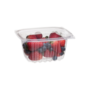 Renewable & Compostable Rectangular Deli Containers - 16oz. - Case of 300