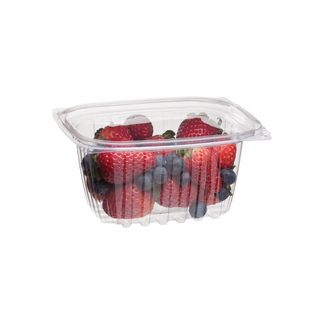 Renewable & Compostable Rectangular Deli Containers - 16oz. - Case of 300
