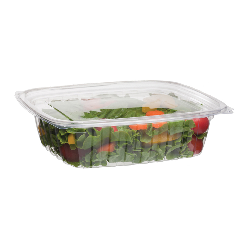Renewable & Compostable Rectangular Deli Containers - 24oz. - Case of 200