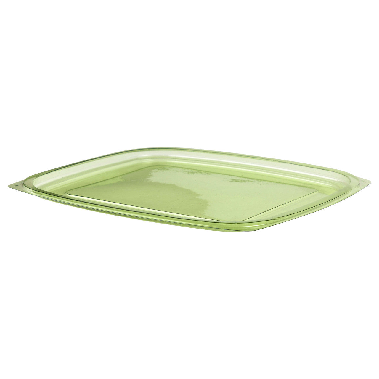 Veridian™ Renewable & Compostable Rectangular Deli Containers - 32 oz. Green - Case of 200