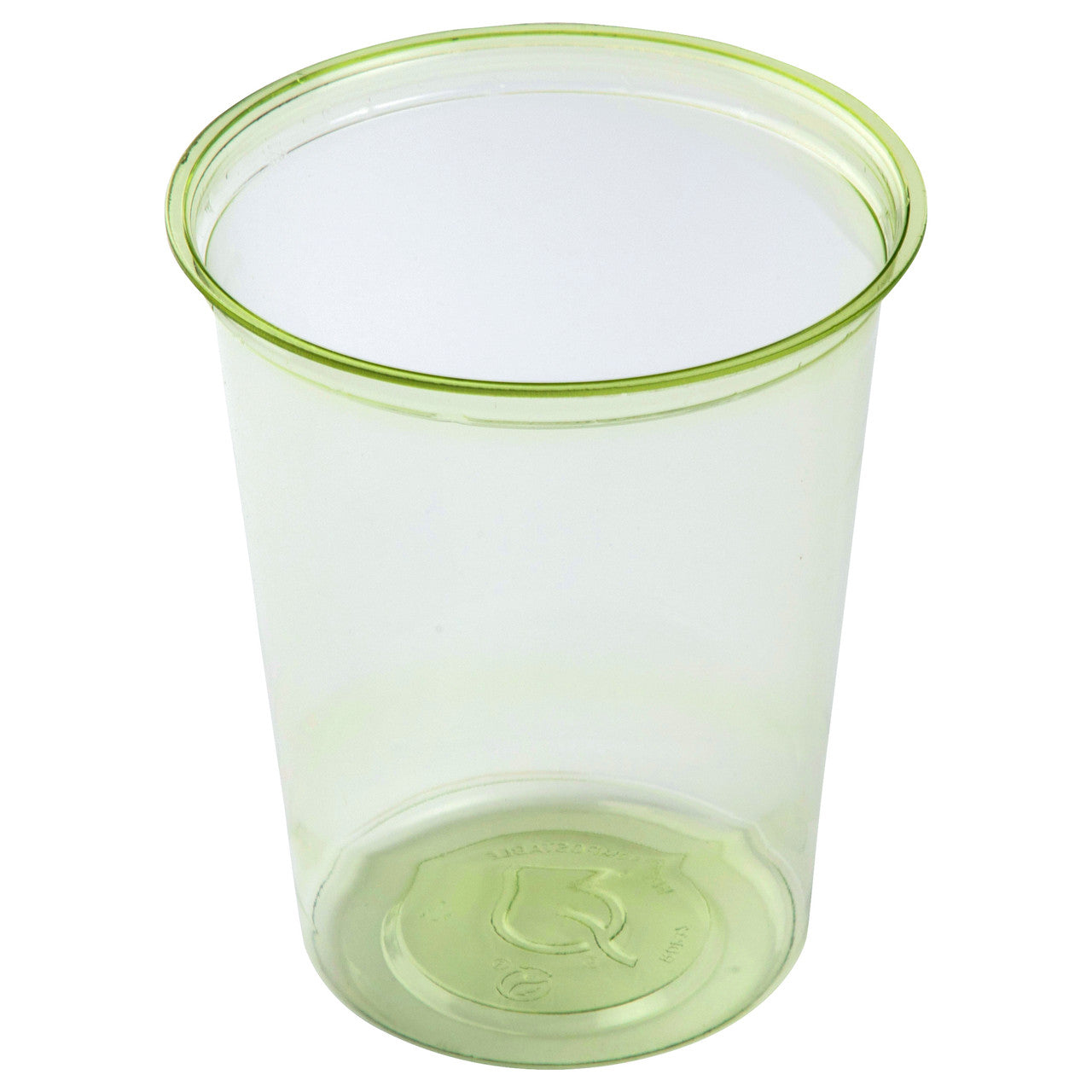 Veridian™ Renewable & Compostable Round Deli Containers - 32 oz. Green - Case of 500