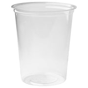 Renewable & Compostable Round Deli Containers - 32oz. - Case of 500
