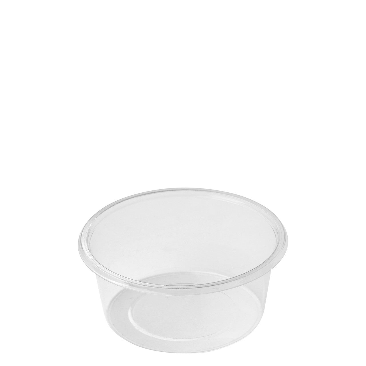 Renewable & Compostable Round Deli Containers - 5oz. - Case of 2000