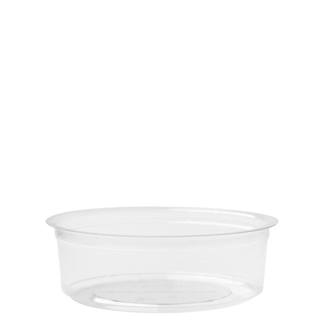 Renewable & Compostable Round Deli Containers - 8oz. - Case of 500