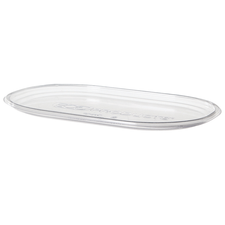 Renewable & Compostable Deli & Snack Container Lids - Fits 24-32oz Containers - Case of 400
