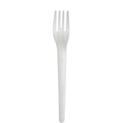 Plantware Renewable & Compostable Fork - 6" - Case of 1000