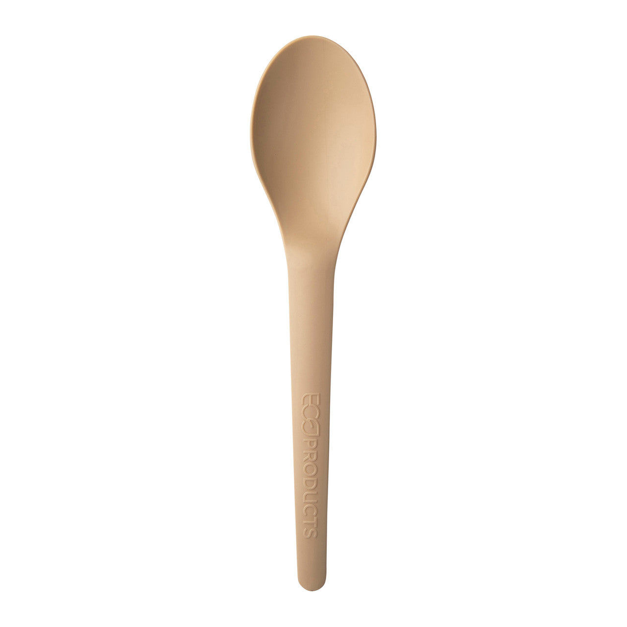 Plantware® Renewable & Compostable Spoon- 6" Beige - Case of 1000