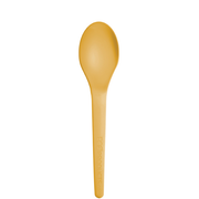 Plantware® Renewable & Compostable Spoon - 6" Yellow 
 - Case of 1000