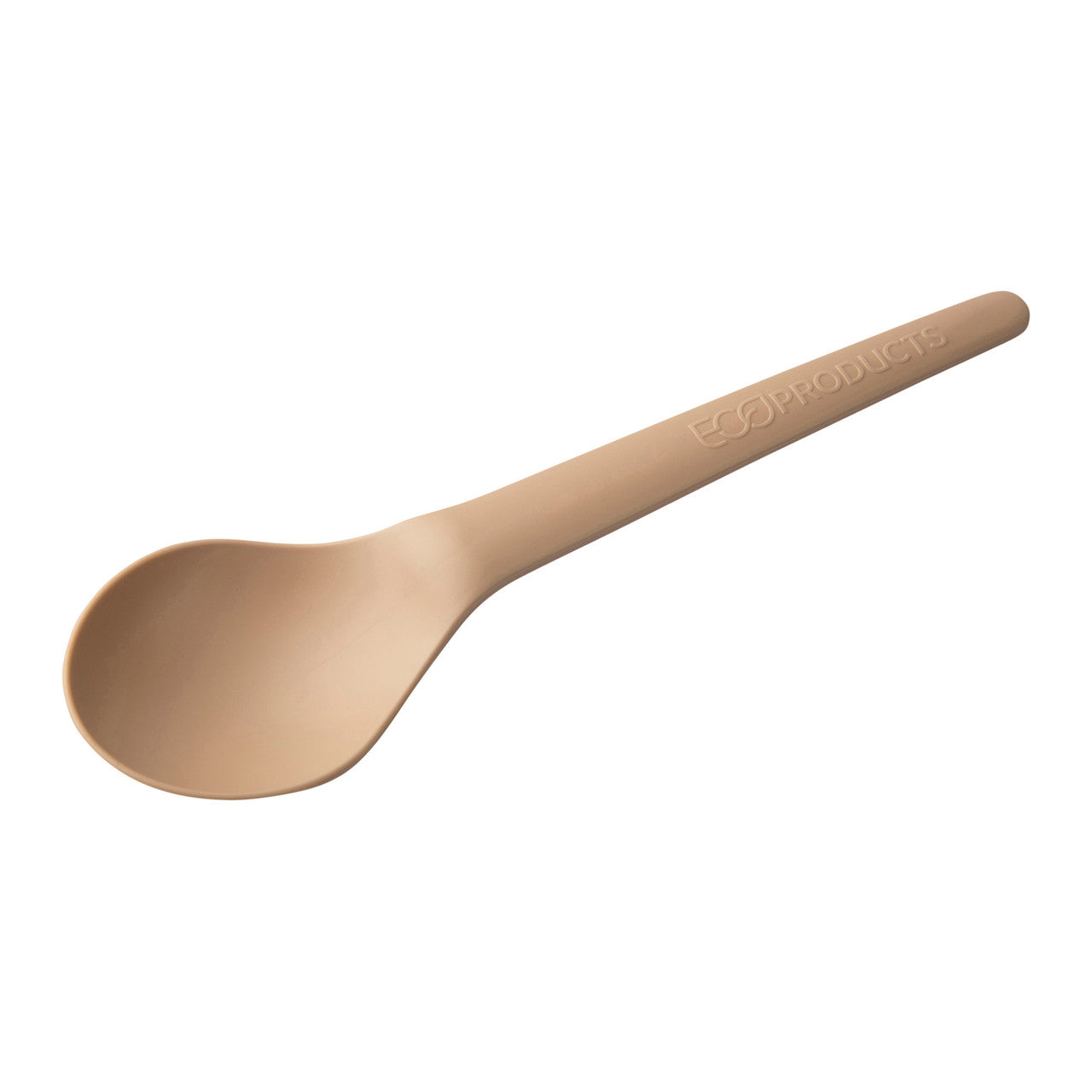 Plantware® Renewable & Compostable Soup Spoon - 6" Beige - Case of 1000