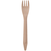 Wood Renewable & Compostable Fork - 6.5" FSC® MIX CREDIT SA-COC-013255 - Case of 1000