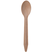 Wood Renewable & Compostable Spoon - 6.5" FSC® MIX CREDIT SA-COC-013255 - Case of 1000