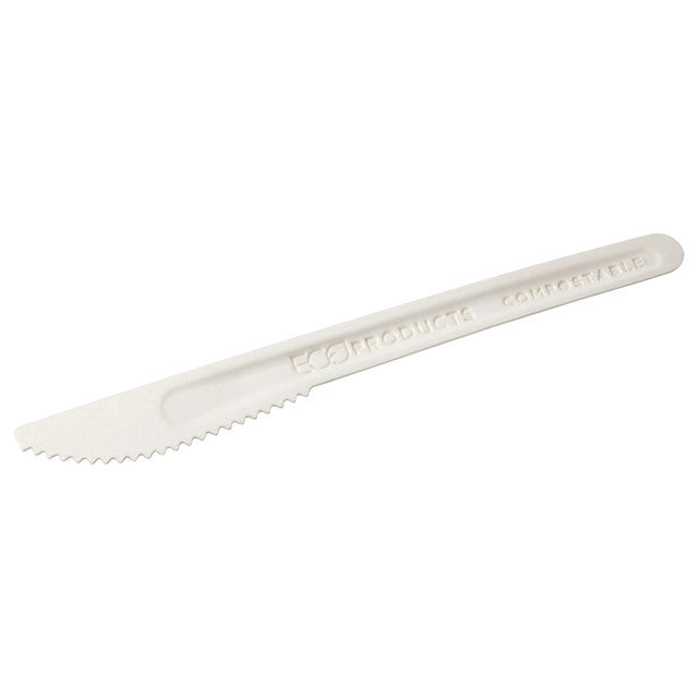 Renewable & Compostable Paper Cutlery 6" Knife FSC® MIX CREDIT SA-COC-013255 - Case of 1000
