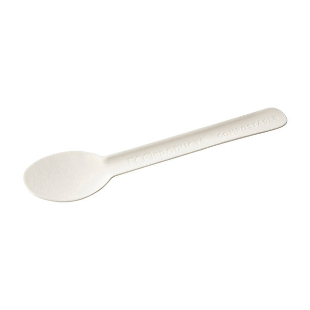 Renewable & Compostable Paper Cutlery 6" Spoon FSC® MIX CREDIT SA-COC-013255 - Case of 1000