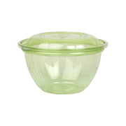 Veridian™  Renewable & Compostable Salad Bowls w/ Lids - 18oz. Green - Case of 150