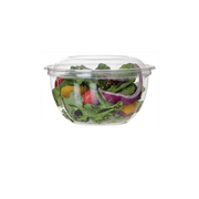 Renewable & Compostable Salad Bowls w/ Lids - 18oz. 
 - Case of 150