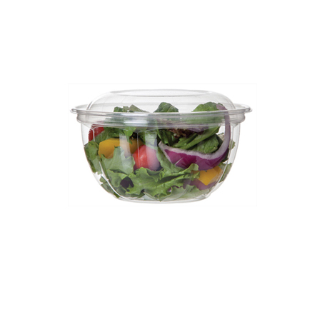 Renewable & Compostable Salad Bowls w/ Lids - 18oz. 
 - Case of 150