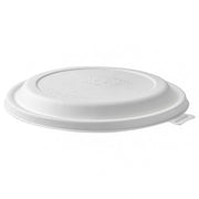 Vanguard™ WorldView™ Renewable & Compostable Domed Round Molded Fiber Lid, Fits SCR series Molded Fiber Bowls - Case of 300