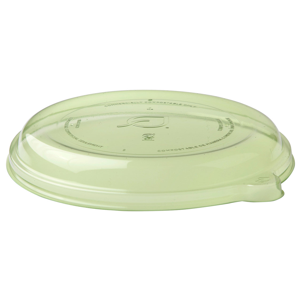 Veridian™  WorldView™ Renewable & Compostable, Fits 9in Round Molded Fiber Take-Out Containers Green - Case of 300