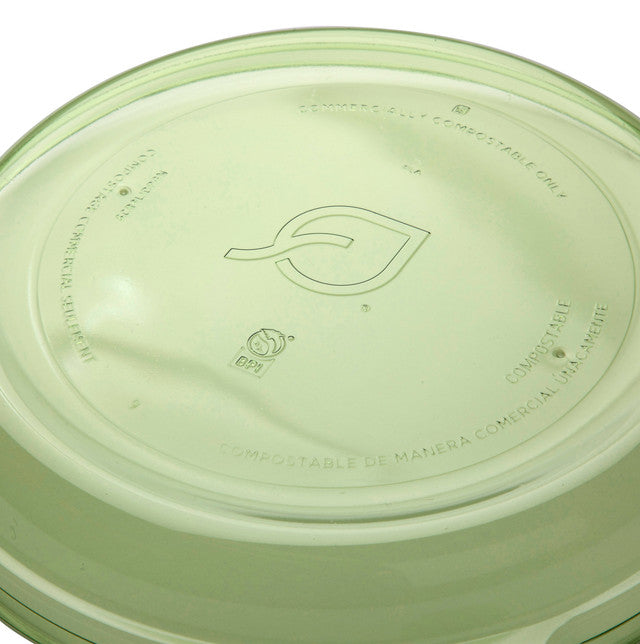 Veridian™  WorldView™ Renewable & Compostable, Fits 9in Round Molded Fiber Take-Out Containers Green - Case of 300