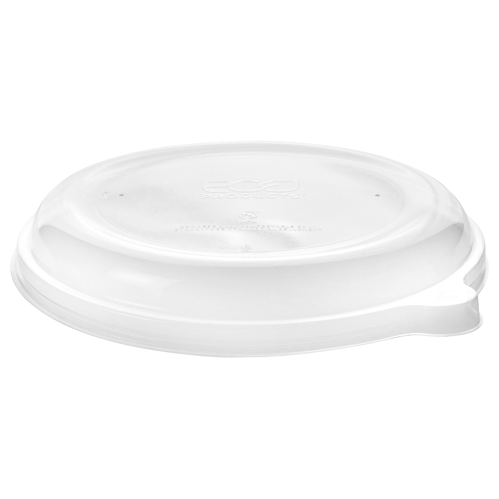 WorldView™ Renewable & Compostable, Fits 9in Round Molded Fiber Take-Out Containers - Case of 300