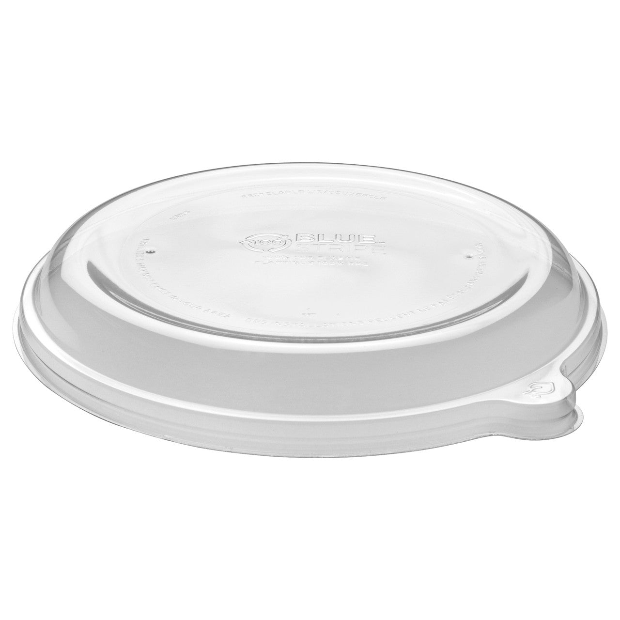 WorldView™ 100% Recycled Content Lid, Fits 9in Round Molded Fiber Take-Out Containers - Case of 300