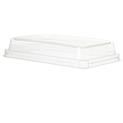 WorldView™ 100% Recycled Content Domed Lid, Fit 10 x 7in Molded Fiber Base - Case of 200