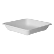Vanguard™ WorldView™ Renewable & Compostable Molded Fiber Take-Out Container – 8in Square - Case of 200
