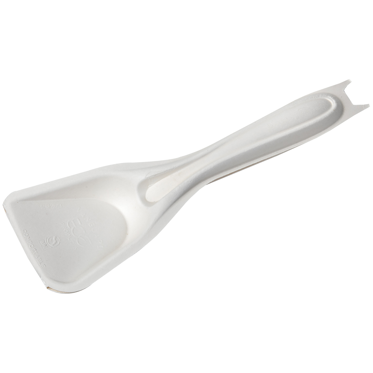 Vanguard Renewable & Compostable Molded Fiber Serving Spoon and Spatula, 10in 
 - Case of 100