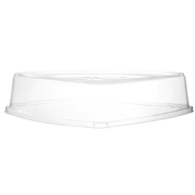 Regalia™ Renewable & Compostable Tray Lids, Fits 16in Trays - Case of 50