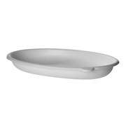 Vanguard™ WorldView™ Renewable & Compostable Molded Fiber Take-Out Container - 24oz Oval - Case of 300