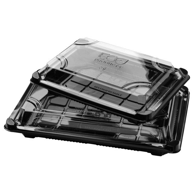 Renewable & Compostable Small Sushi Containers -  5 in x 7 in - Case of 600