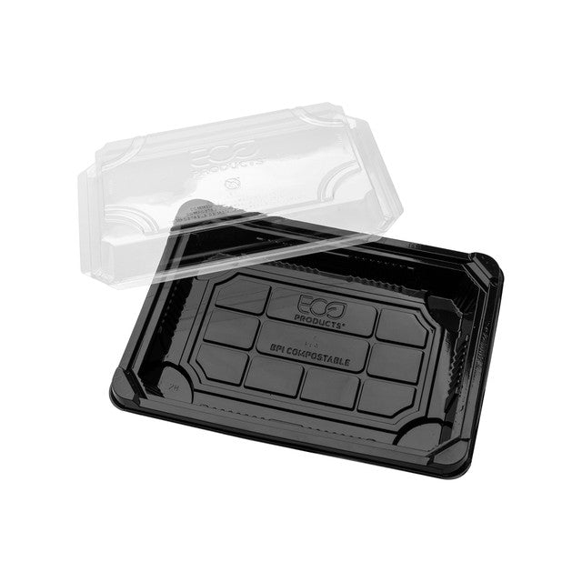 Renewable & Compostable Small Sushi Containers -  5 in x 7 in - Case of 600