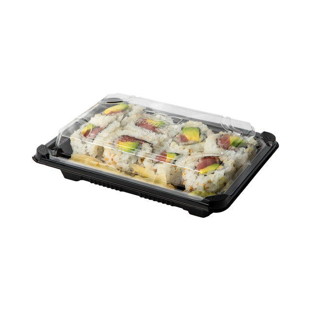 Renewable & Compostable Small Sushi Containers -  5 in x 7 in - Case of 600
