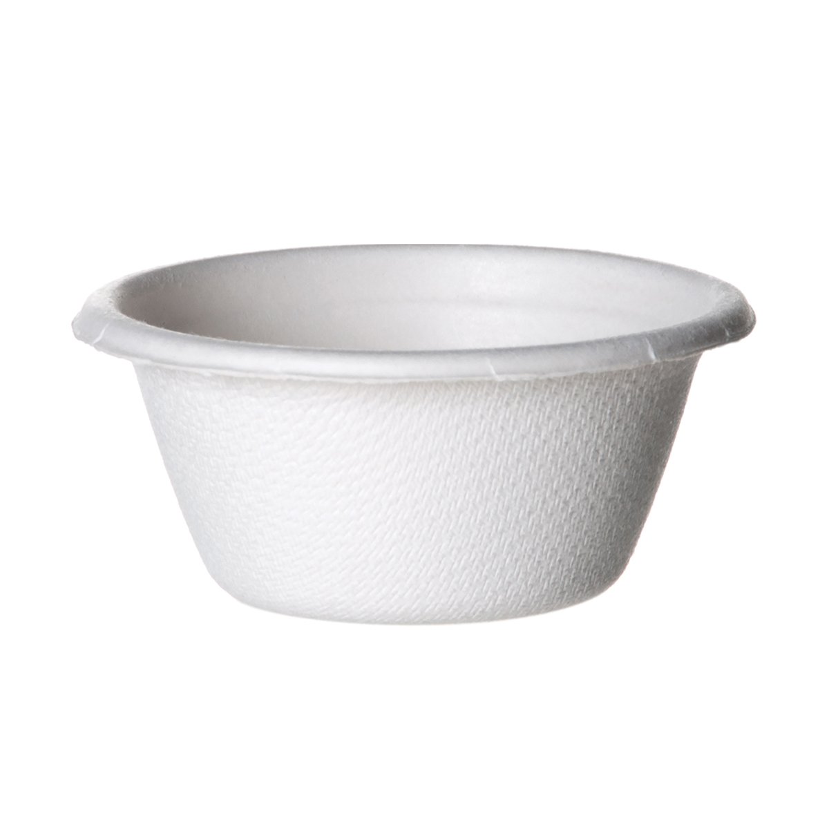 Vanguard™ Renewable & Compostable Molded Fiber Portion Cups - 2oz. - Case of 2500