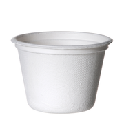 Vanguard™ Renewable & Compostable Molded Fiber Portion Cups - 4oz. - Case of 1800