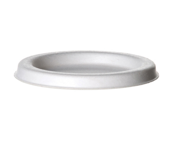 Vanguard™ Renewable & Compostable Molded Fiber Portion Cup Lid - 2oz. - Case of 2500