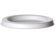 Vanguard™ Renewable & Compostable Molded Fiber Portion Cup Lid - 4oz. - Case of 1800
