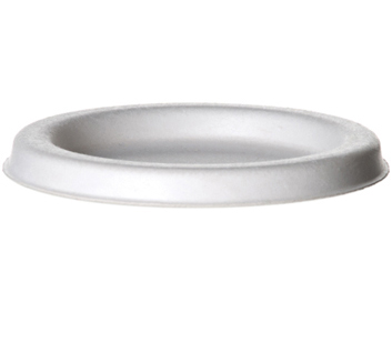 Vanguard™ Renewable & Compostable Molded Fiber Portion Cup Lid - 4oz. - Case of 1800