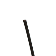 5.75" Black Unwrapped Straws - Case of 20000