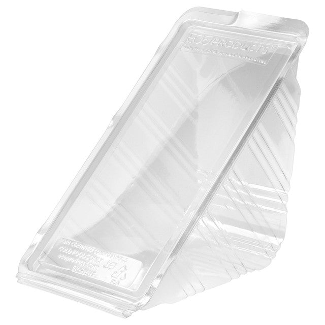 Renewable & Compostable Sandwich Wedge Containers - Case of 500