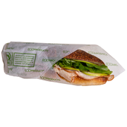 Renewable & Compostable Sandwich Wrap - 12"x12" - Case of 5000