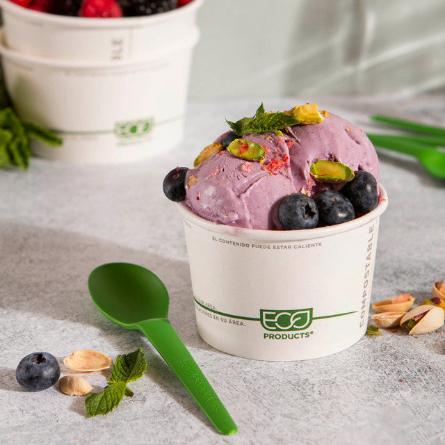 GreenStripe® Renewable & Compostable Food Container - 8oz. 
 - Case of 1000