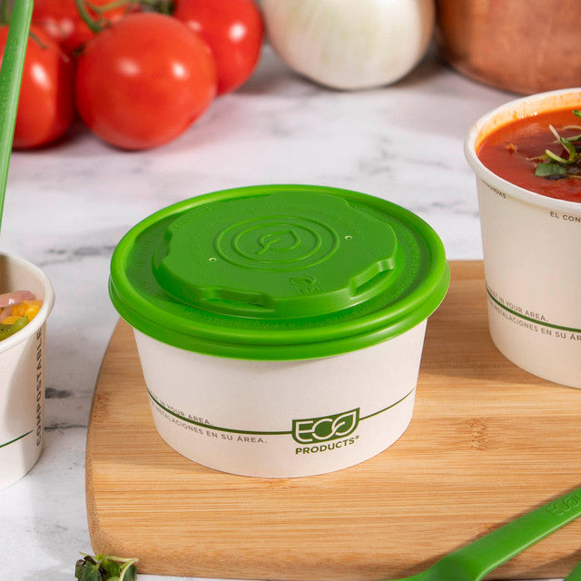 GreenStripe® Renewable & Compostable Food Container - 12oz. 
 - Case of 500