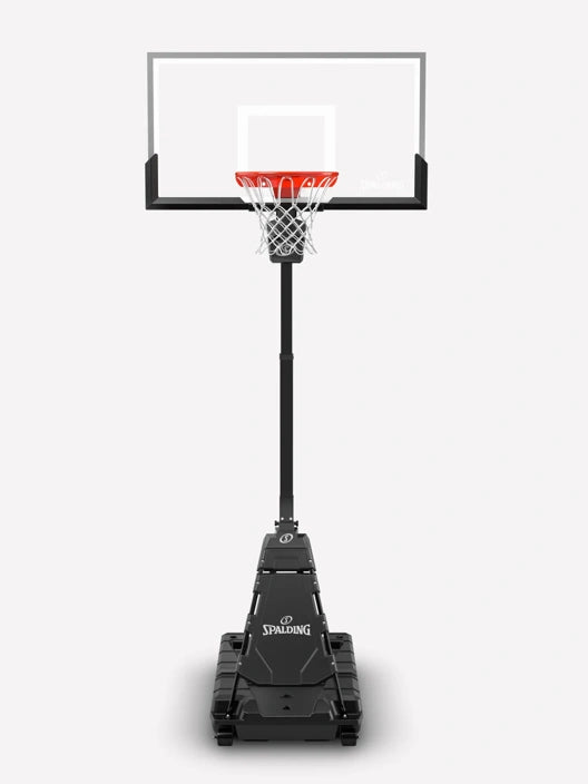 Spalding Basketball Ring, In-Ground Systems, MOMENTOUS®  EZ ASSEMBLY'",  54" Clear Acrylic, Alum Trim, Arena