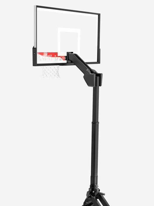 Spalding Basketball Ring, In-Ground Systems, MOMENTOUS®  EZ ASSEMBLY'",  54" Clear Acrylic, Alum Trim, Arena