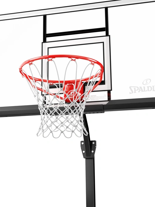 Spalding Basketball Ring, In-Ground Systems, MOMENTOUS®  EZ ASSEMBLY'", 60" Acrylic H-Frame Pro Slam Rim