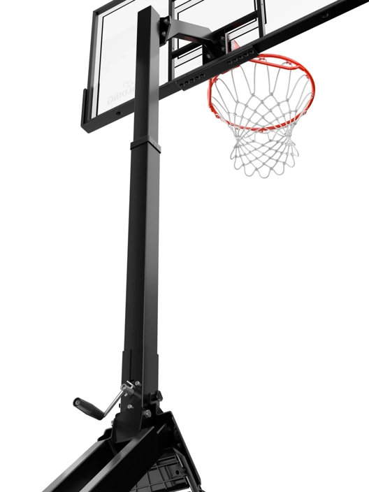 Spalding Basketball Ring, In-Ground Systems, MOMENTOUS®  EZ ASSEMBLY'", 60" Acrylic H-Frame Pro Slam Rim