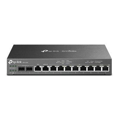 TP-Link - ER7212PC - Omada Gigabit VPN Router with PoE+ Ports and Controller Ability - Limited Lifetime Warranty - 10 - Unknown