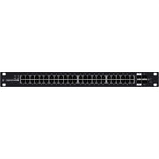 Ubiquiti ES-48-500W Layer 2/3 PoE+ Switch with (48) Gigabit RJ45 Ports (2) SFP+ Ports (2) SFP Ports and a 500W Power Supply
